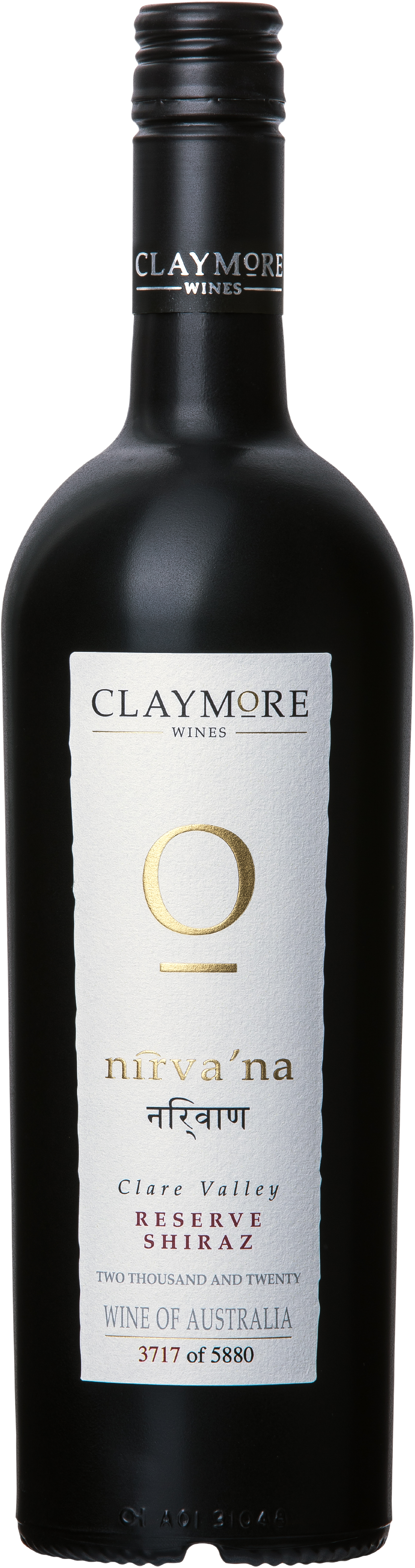 Claymore Wines Nirvana Reserve Clare Valley Shiraz 2020